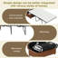 Lit simple escamotable avec repose-pieds et matelas-623902167