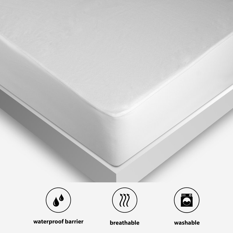 Bedgear Stretchwick Performance Mattress Protector - All-way Stretch Fabric, Full/Double