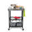 Origami Foldaway Rolling Kitchen Cart Steel Top-154049182