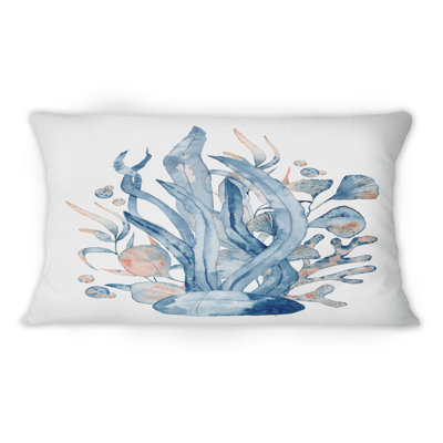 Coussin décoratif floral 12 "x 20"