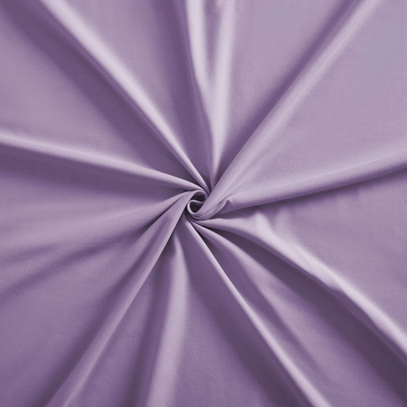 Ensemble de housse de couette avec 2 taies d'oreiller en rayonne de bambou pour toute la saison 3 pièces Marina, Mauve