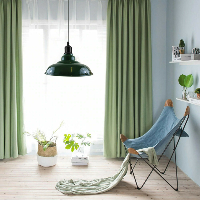 Quinnesec 1 - Light Dome Pendant, Green