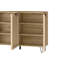 Dunn Manufactured + Solid Oak Wood 3-Door Sideboard