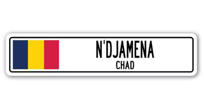 Panneau de signalisation en aluminium N'Djamena, Tchad