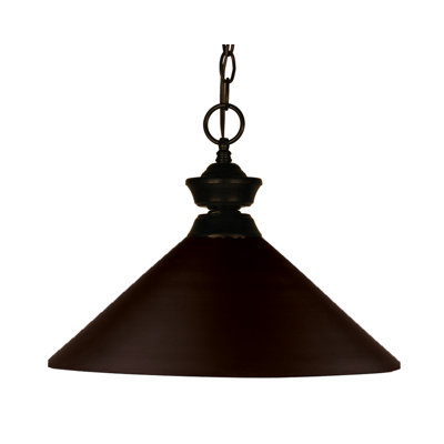 Luminaire suspendu conique à 1 lumière Chapdelaine