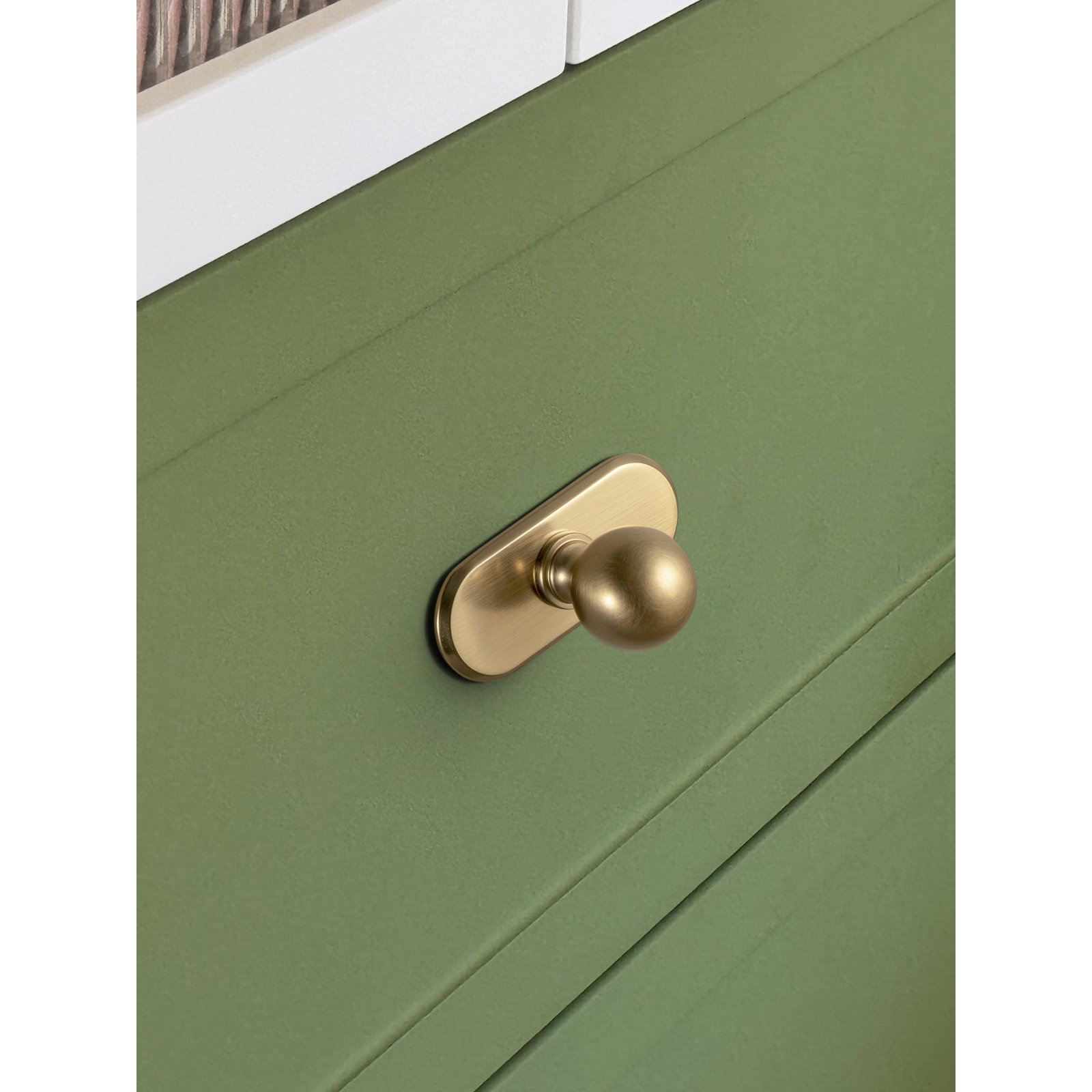 Solid Round Knob With Backplate(G021) Multipack, Champagne Bronze
