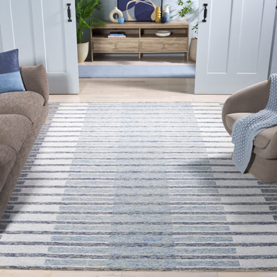 Tapis ivoire / bleu Ebony 812