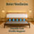 Audra Horizontal Mattress Support Wooden Bunkie Board/Slats with Cover-327785412-382463640