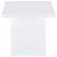 Ensemble de tables basses 3 pièces blanches ultrabrillantes