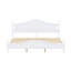 Structure de très grand lit avec tête de lit, lit plateforme en bois de style rétro avec support à lattes de bois, structure de lit très grand sans sommier, assemblage facile-1927149917