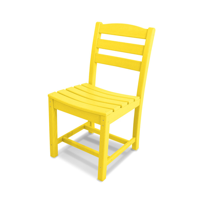 Chaise d'appoint d'extérieur POLYWOOD La Casa Café, Jaune