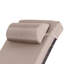 Ensemble 3 pièces de chaise longue en osier toutes saisons avec dossier réglable à six positions et coussins en mousse haute résilience-76176032