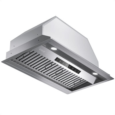VIKIO 30'' 900 CFM 3-Speed Ducted Insert Range Hood With Permanent Filter And LED Lights