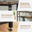 Table de canapé, console industrielle avec rangement, ...