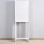 Armoire de salle de bain au-dessus de la toilette - assurance de la qualité, tablette réglable, blanc, rangement surdimensionné de 23,9 x 7,71 x 67,37 pouces, finition blanche,