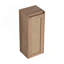 Armoire latérale de salle de bain 12 po à fixation flottante avec portes en rotin à fermeture en douceur-606366594