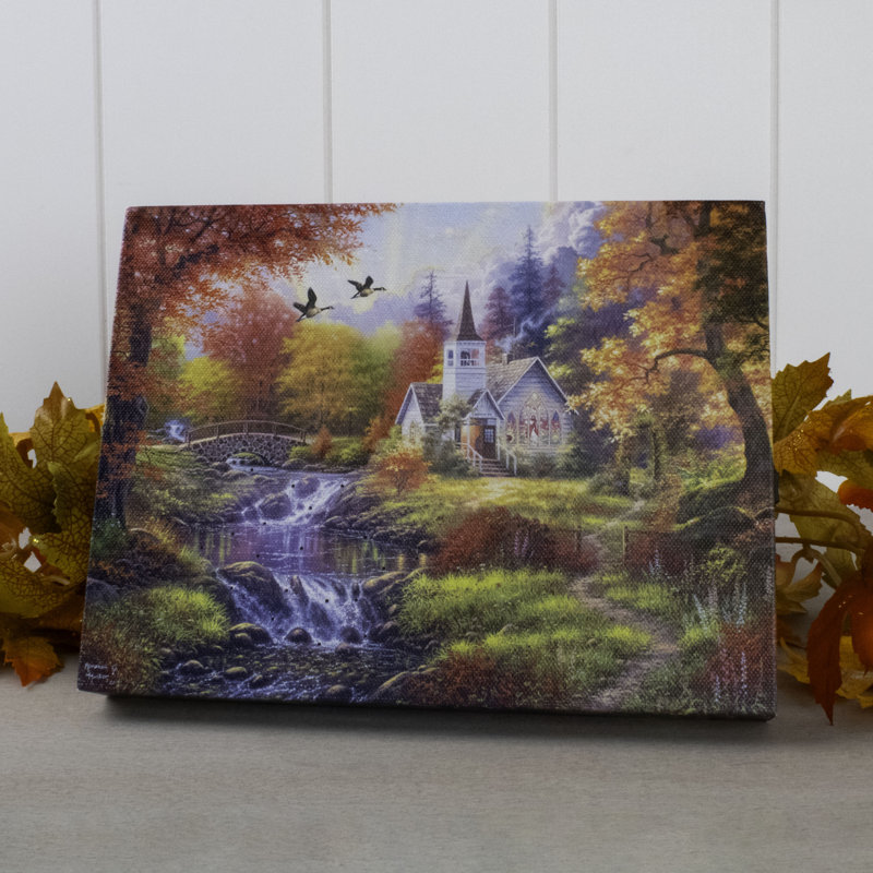 Toile de table Woodland Church 8X6