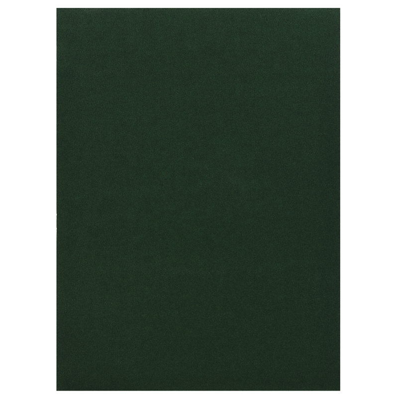 Fern Green Synthetic Non-slip Rectangular Area Rug