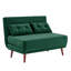 Visconti Full / Double 123 " Upholstered Futon and Mattress-721383422