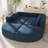 Modular Boneless Sectional Sofa With Deep Seating, Curved Design, And Convertible Sofa Bed Functionality.