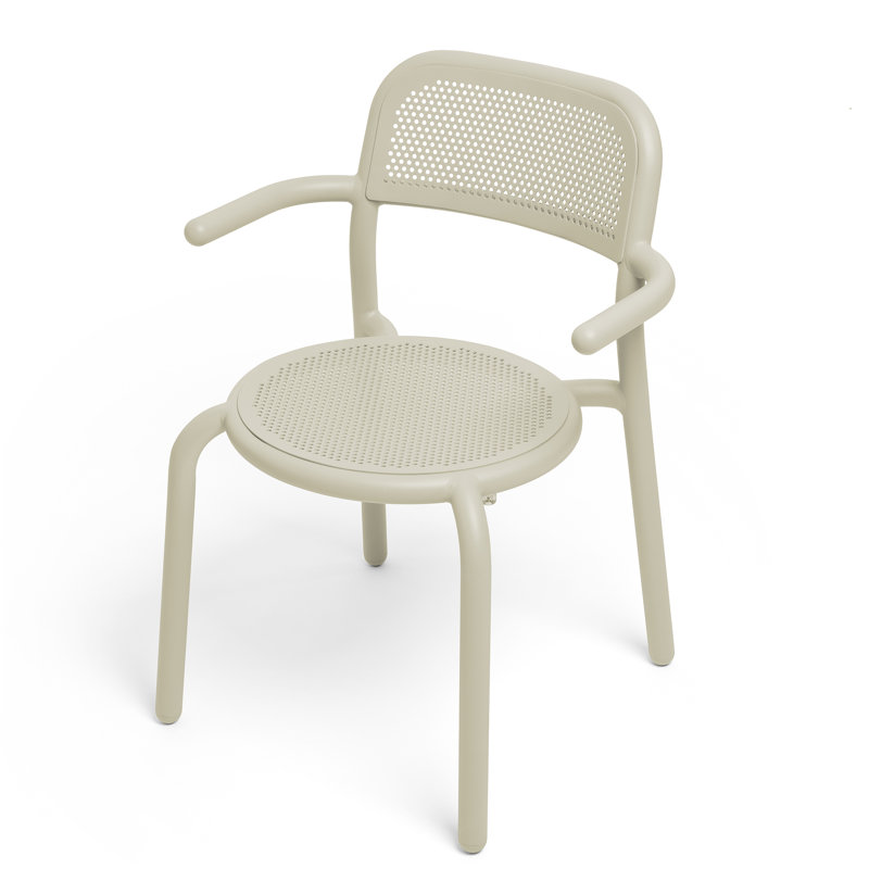 Toní Stacking Patio Dining Armchair, Desert