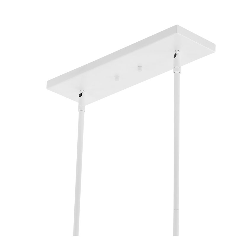 Gearld 5 - Light Kitchen Island Pendant, White