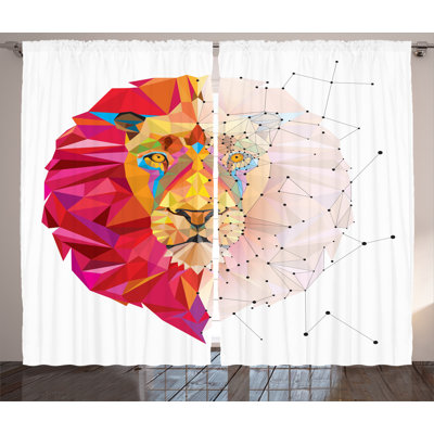Sache Semi Sheer Curtain Pair