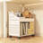 Mataya 21.64'' H x 15.75'' W Book Cart with Wheels-664708292