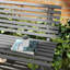 Banc de jardin en aluminium Melnick-100820032