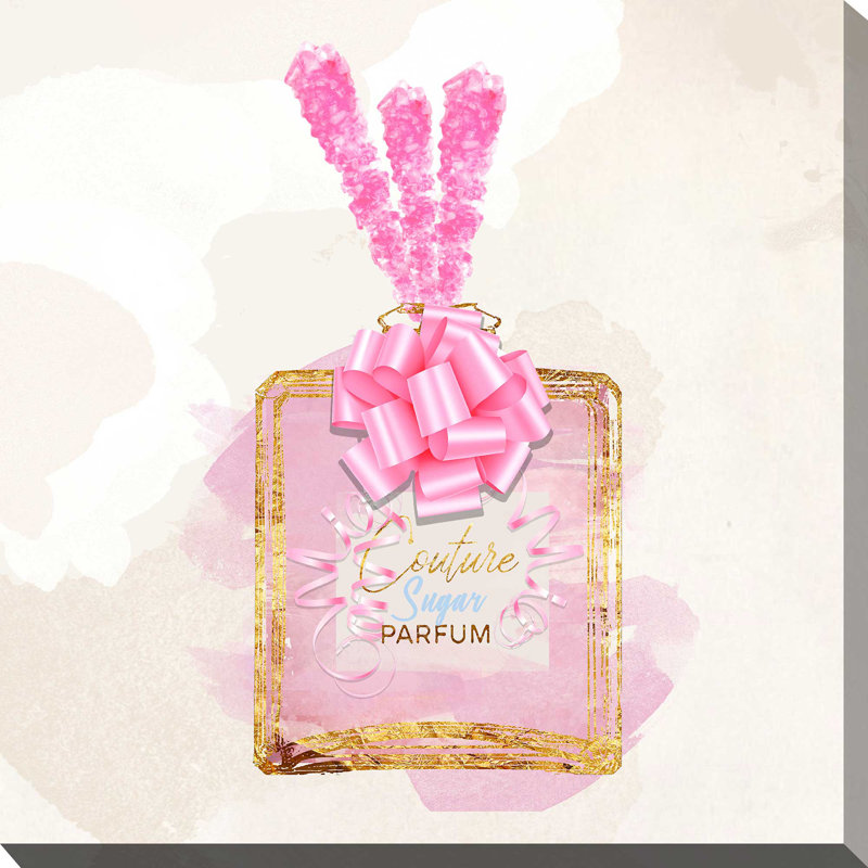 Parfum Sugar (Square) par By Jodi - impression, Toile tendue, H 24 po x l 24 po x 1,5 po