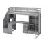 Lit mezzanine simple avec bureau-422621750
