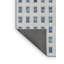 Tapis décoratif bleu/gris à motifs-1520351335