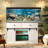 Aquarium Stand with Sliding Doors (White)