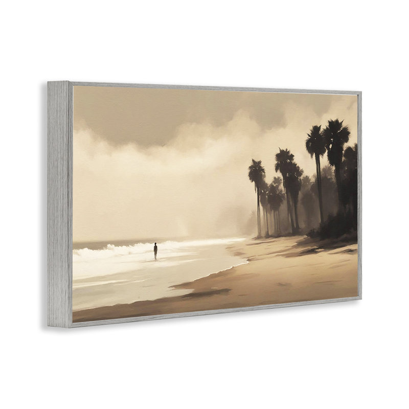  Art giclée Moody Beach View par Noah Bay, Estampe numérique Farmhouse, H 20 po x l 30 po