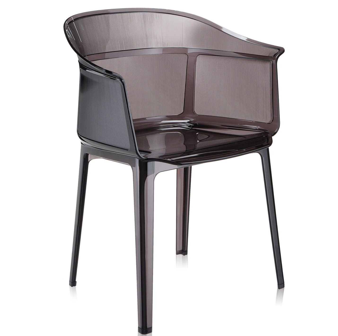 Papyrus Dining Armchair, Smoke Brown