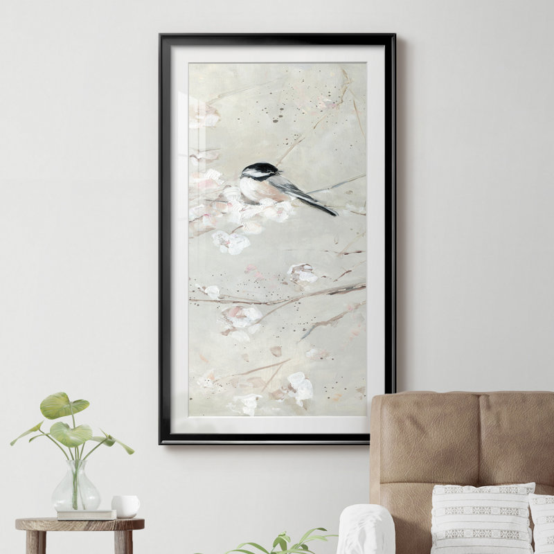 Soft Melody I - Reproduction d'art sur papier encadré, Cadre noir, H 22,5 po x l 42,5 po x P 1,5 po