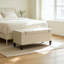 Banc de rangement moderne avec repose-pieds
