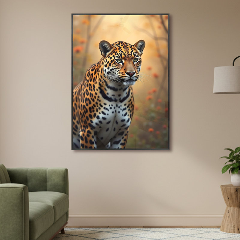 Single Picture Frame LED Illuminated Wall Art Wall Art on Glass / Aluminium, 60cm H x 50cm W