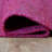 Hand Woven Solid Pink Cotton & Polyester Rectangle Indoor Area Rug-957571730
