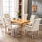Tufted Button-Accent Dining Armchair for Living Room and Bedroom-1055401104
