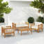 Ensemble de meubles de patio 4 pièces-1269528892