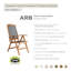 Chaise de plage moderne Southwood