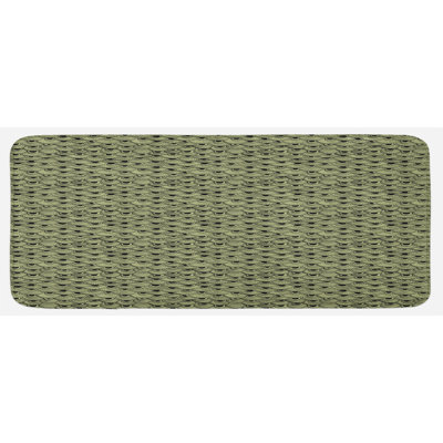 Tapis de cuisine écailles de poisson