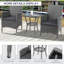 Basilica 3 Pieces Rattan Bistro Set, Wicker Garden Furniture Set-27113210
