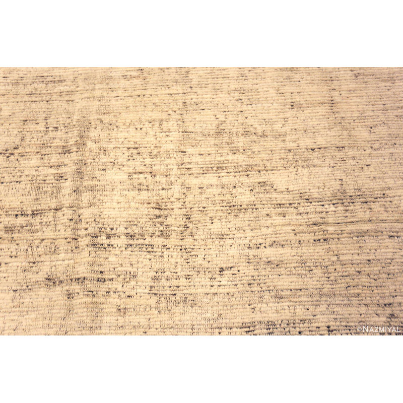 One-of-a-Kind 14'1" X 19'1" New Age Wool Area Rug Brown/Cream/Ivory