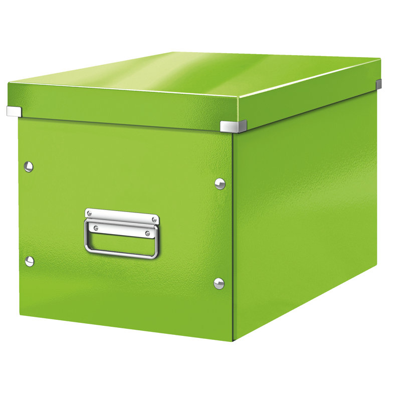 Leitz Decorative Bin, 32cm H x 31cm W x 36cm D, Green