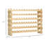 Support à vin empilable, tablettes de rangement modulaires, support de 72 bouteilles, support de présentation autoportant pour la cuisine, garde-manger, cave