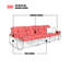 White Genuine Leather Modular Sofa cushion couch