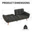 Futon canapé convertible en lin NECWOEM-383885895