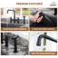 Sleek 2-Handle Bridge Kitchen Faucet with Pull-Out Side Sprayer-90614351